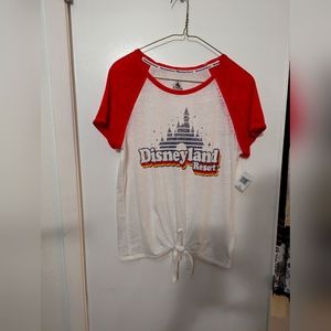 Disneyland Tshirt that ties at the bottom